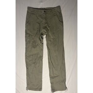 Drake Canvas Cargo Pants Men's Size 32x32 Beige Straight Leg Cotton READ